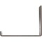 Ekena Millwork Steel Hanging Shelf Bracket, Hammered Silver 2"W x 8"D x 6"H BKTM02X08X06HSHSV - alternate 8